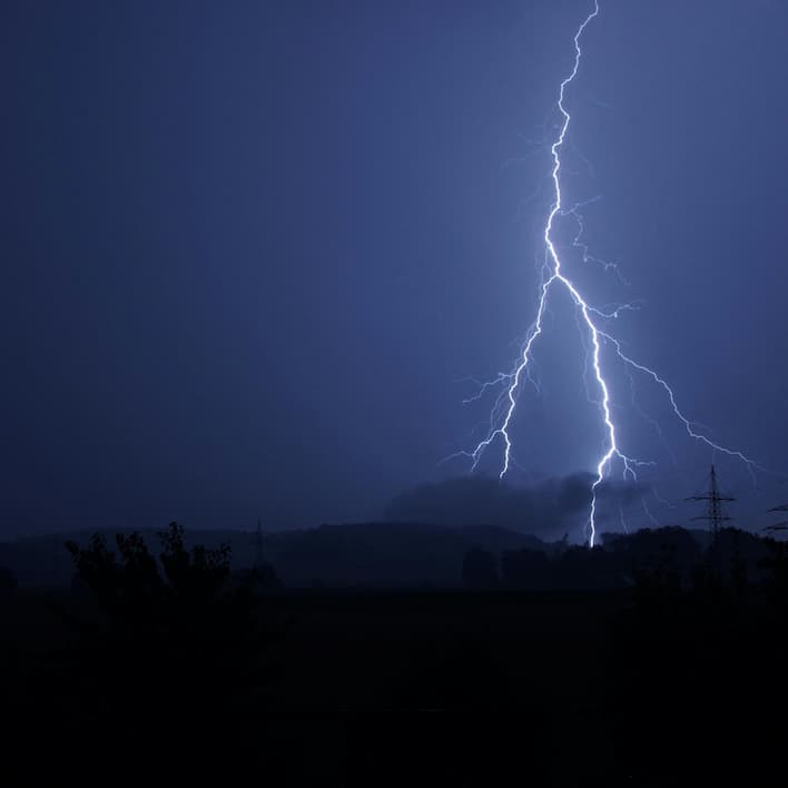 An image of lightning