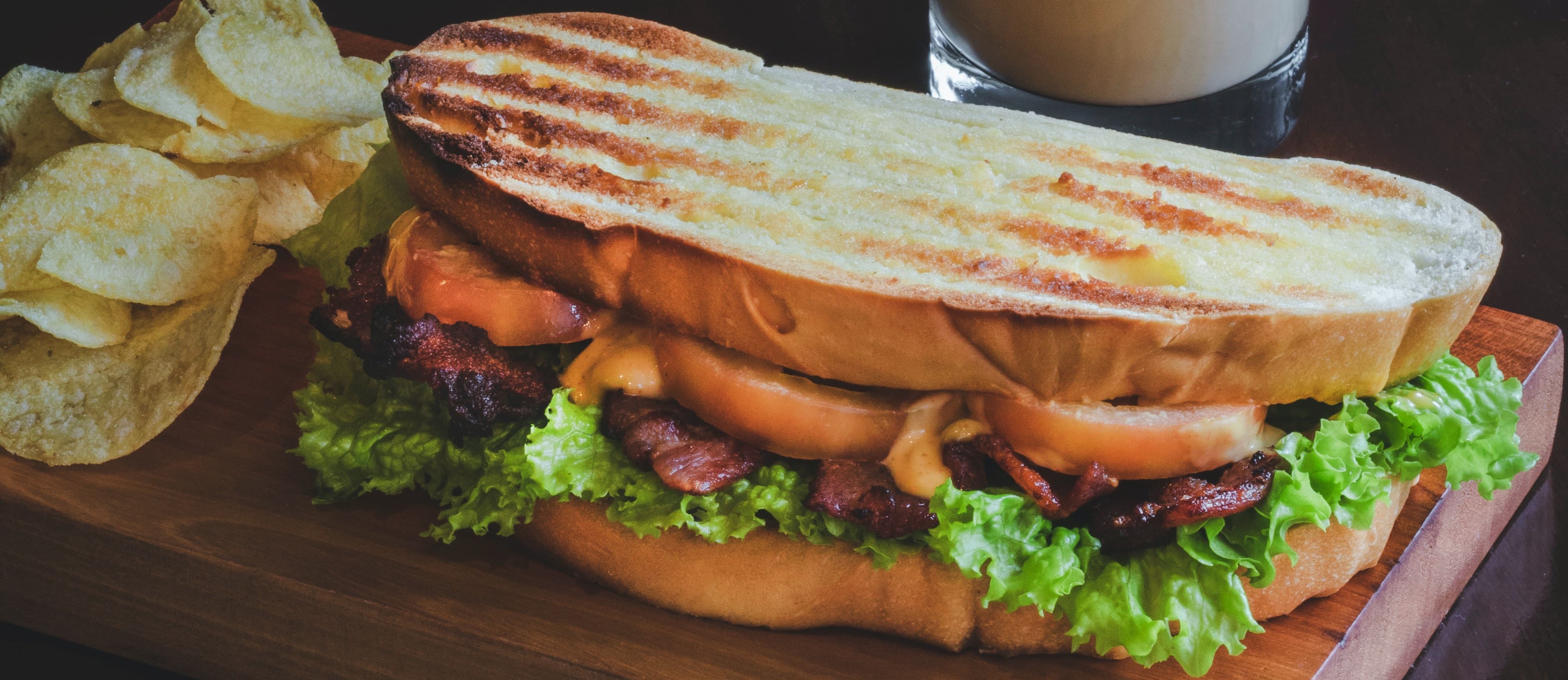 A Big BLT with Chips on the side.
